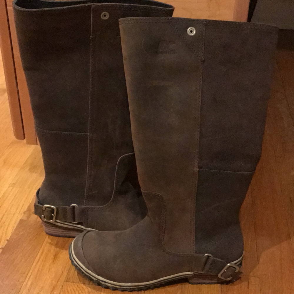 Sorel slimpack leather riding boots